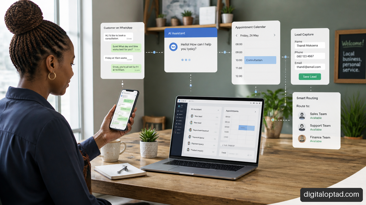 How South African SMEs Can Automate Customer Enquiries with WhatsApp and AI