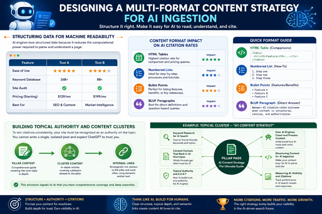Multi-Format Content Strategy for AI Ingestion