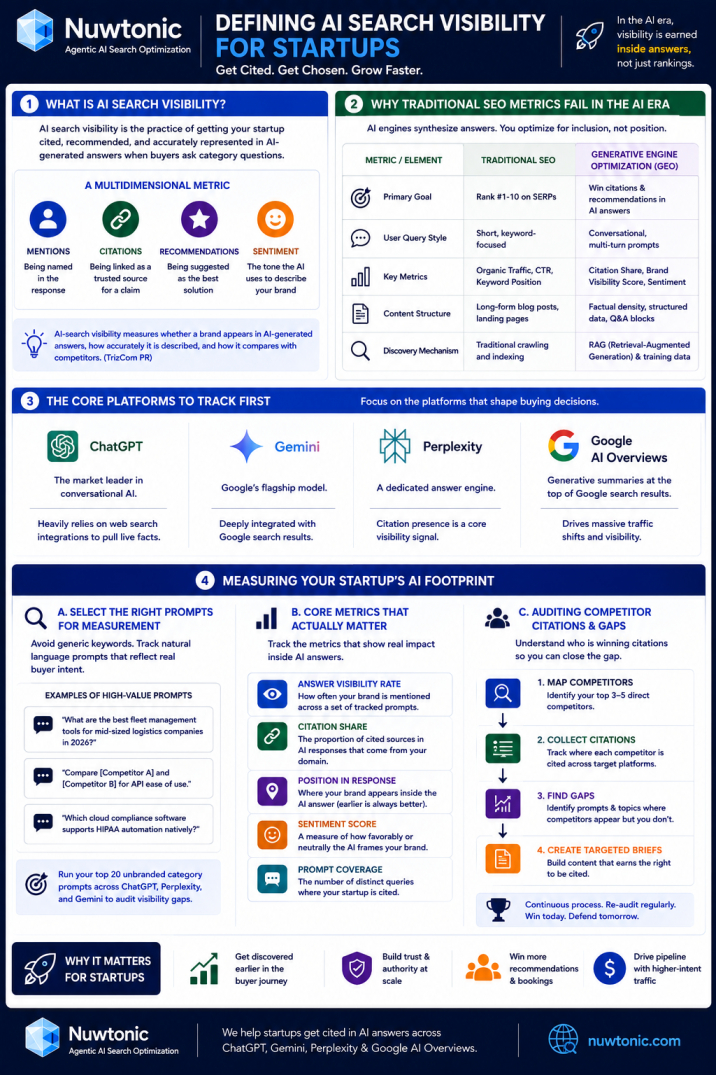 AI Search Visibility for Startups