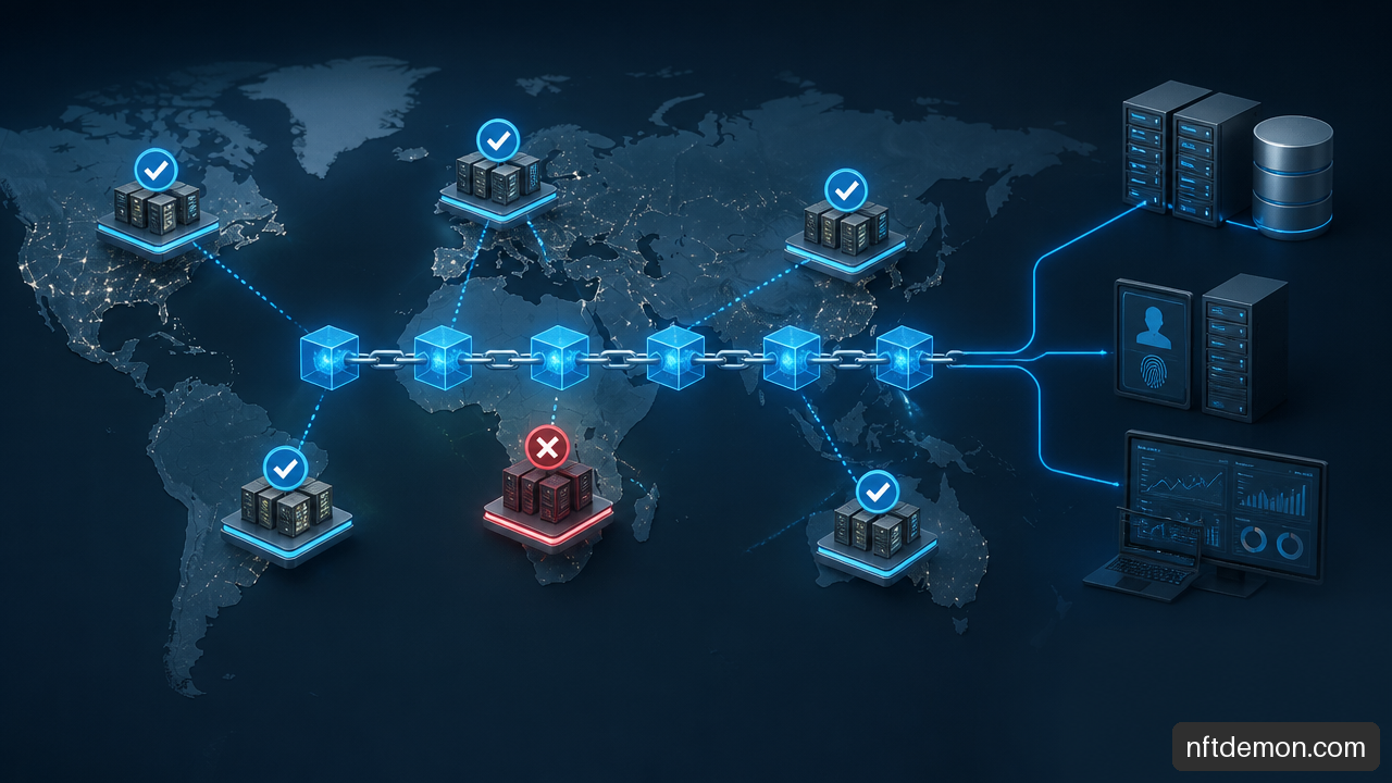 Production blockchain network resilience test with validator nodes and enterprise systems