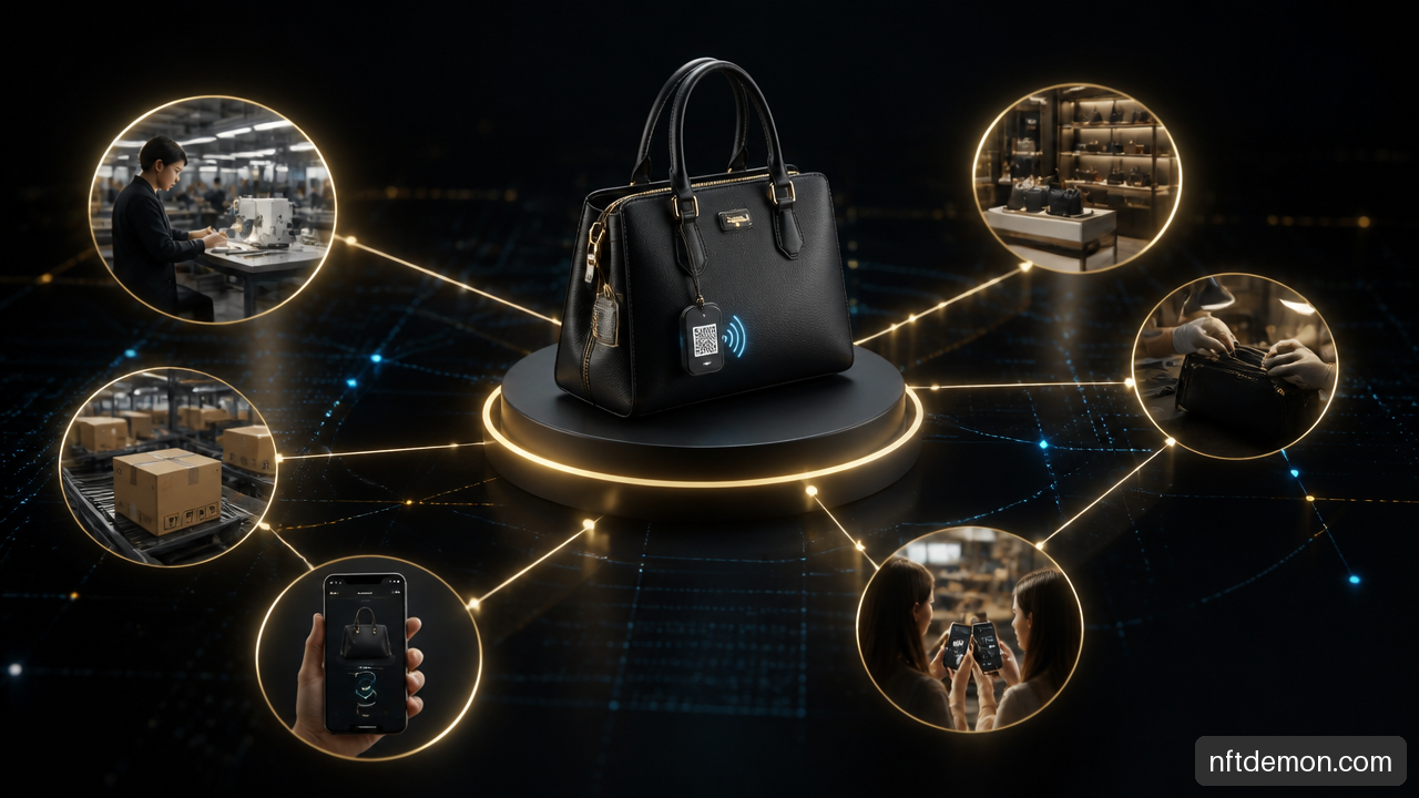 Consumer product authenticity and supply chain verification network for a blockchain strategy.