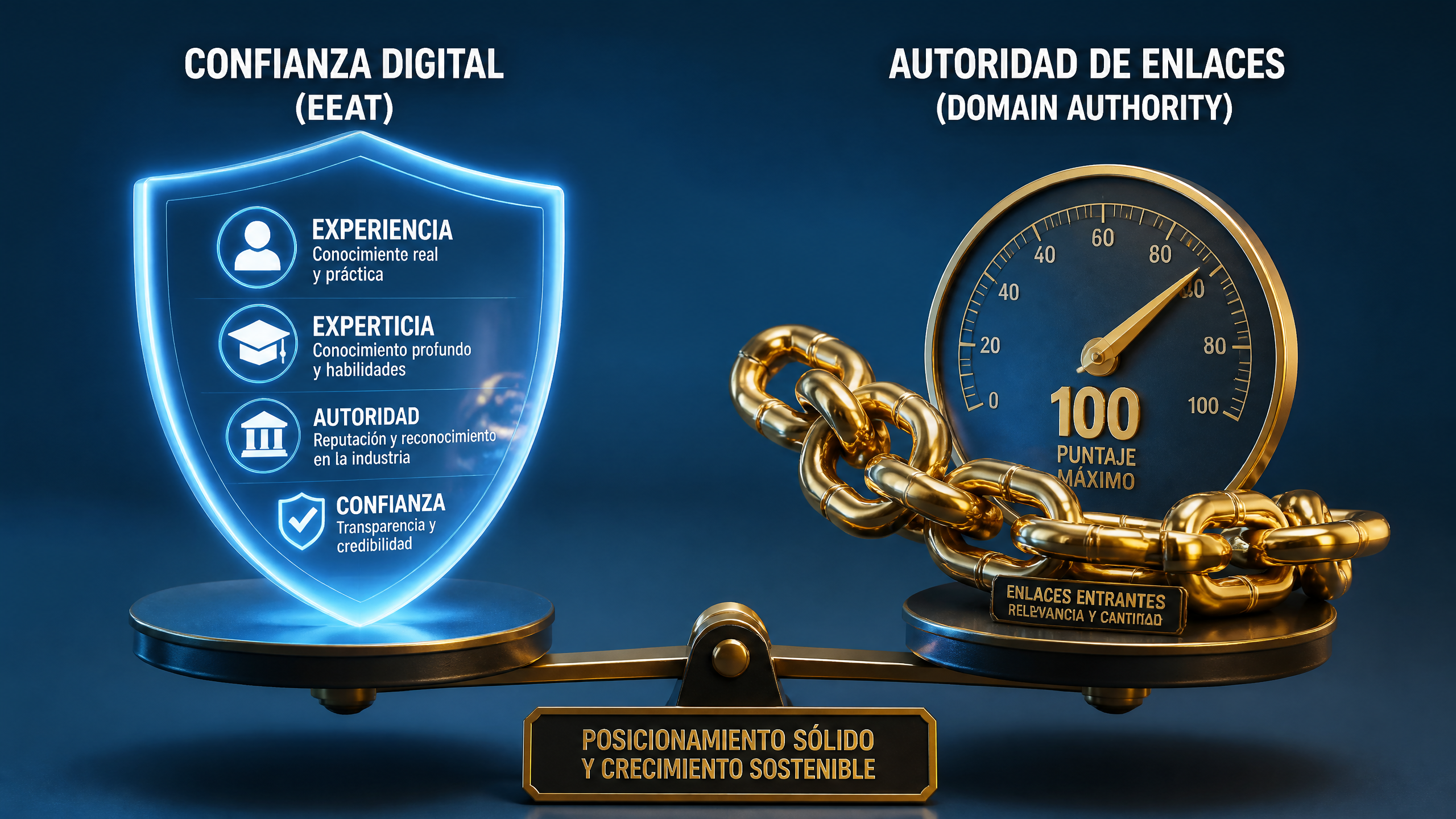 Balance entre E-E-A-T (Confiance) et Domain Authority (Autorité) pour le SEO