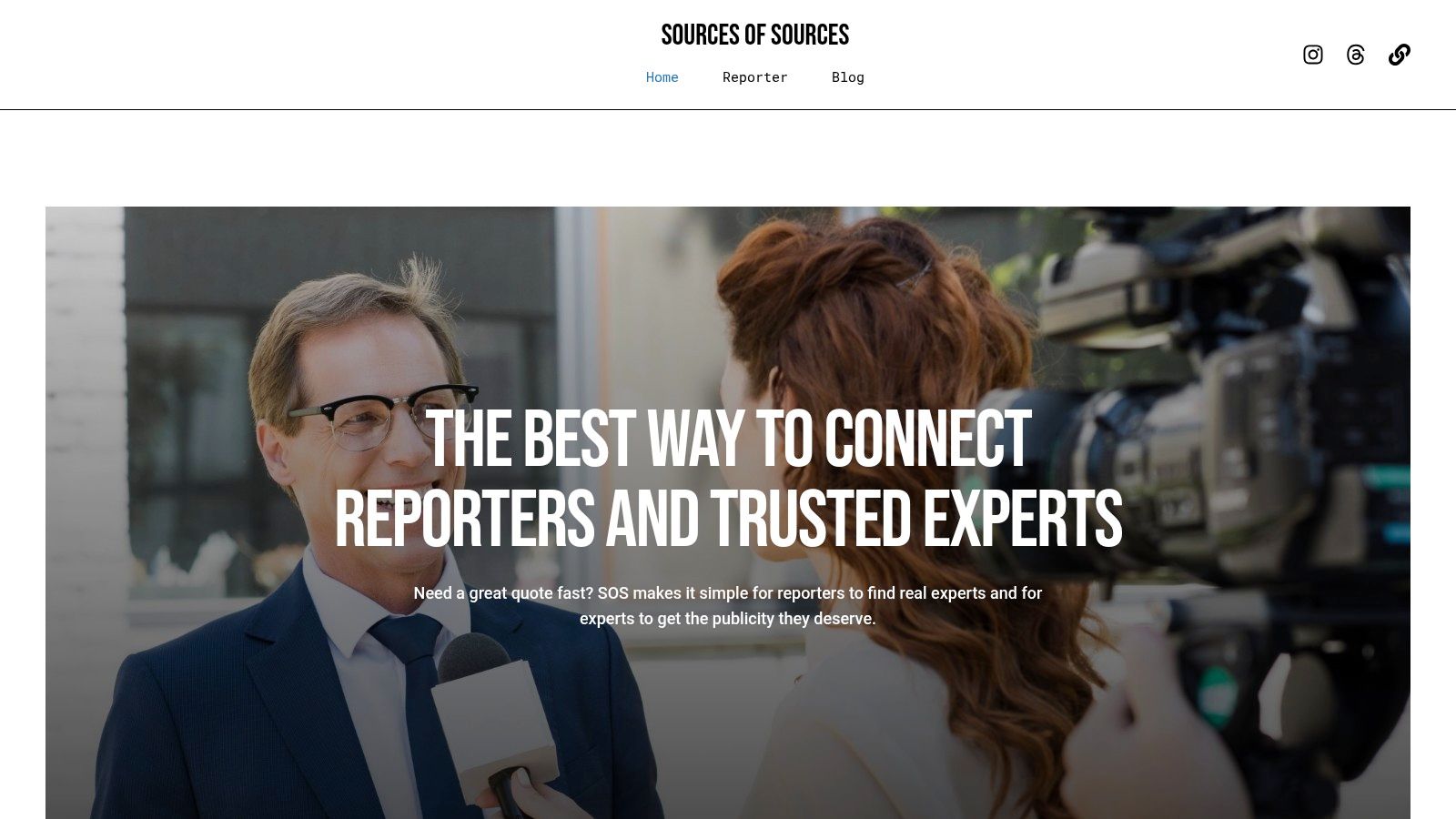 Source of Sources (SOS) by Peter Shankman
