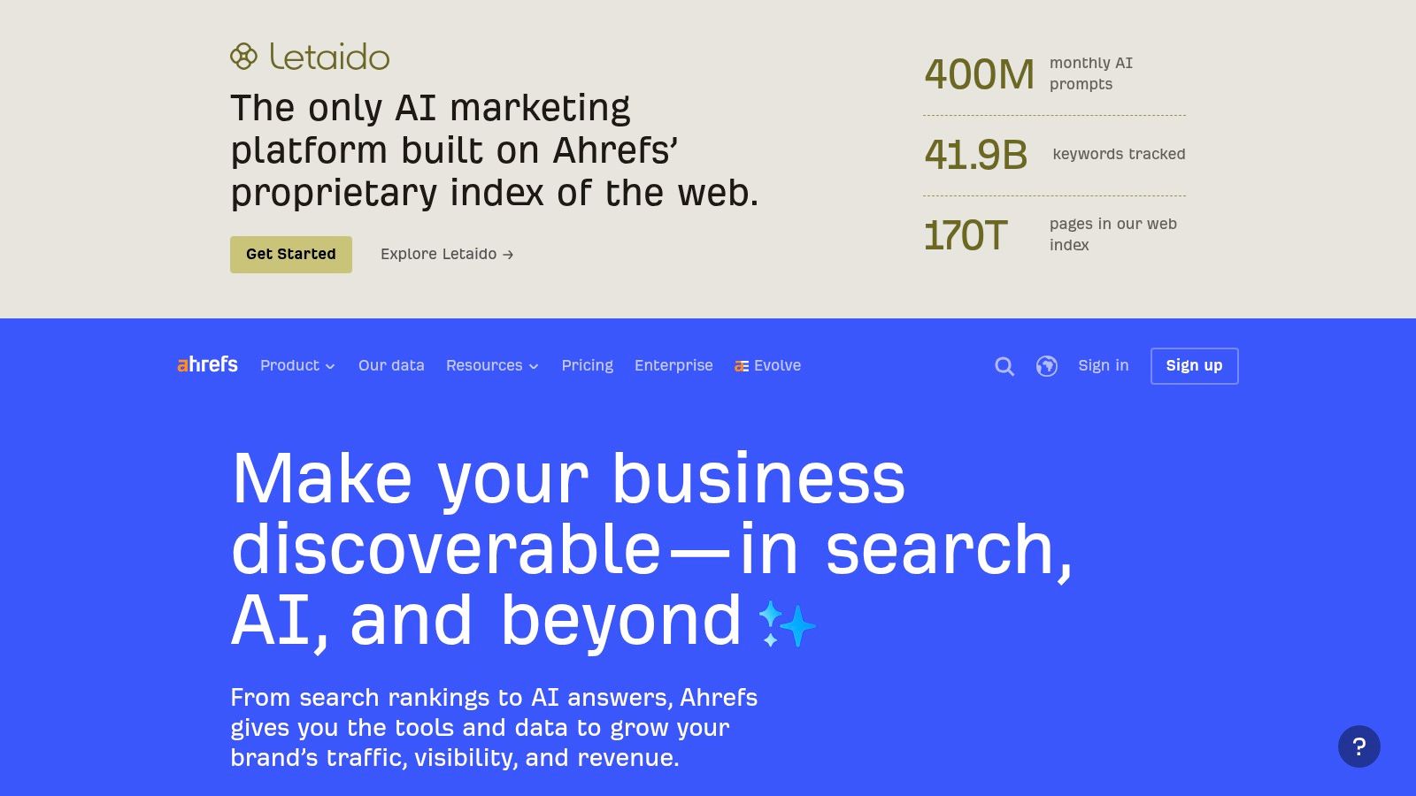Ahrefs, Rank Tracker