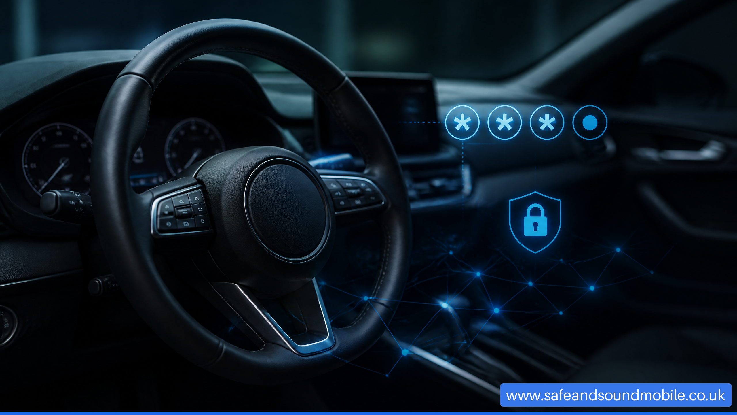 Ghost Immobiliser - Nationwide Fitting 6 Vehicle steering-wheel controls used to enter a ghost immobiliser PIN sequence.